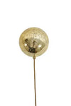 OUTDOOR Ornament Ball 100MM (about 4") Gold Merc on pick