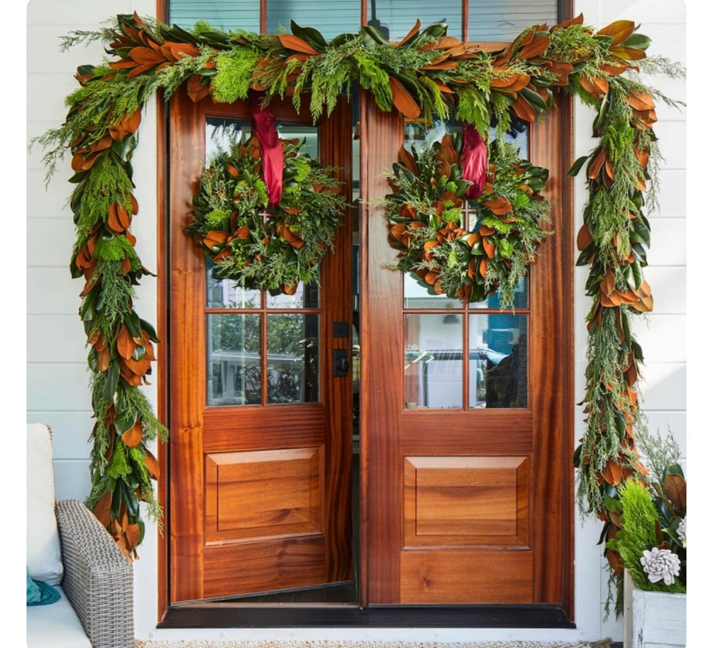 Magnolia Fresh Bunches Garland -10 ft