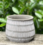 Grey and White Striped Small *50% OFF*